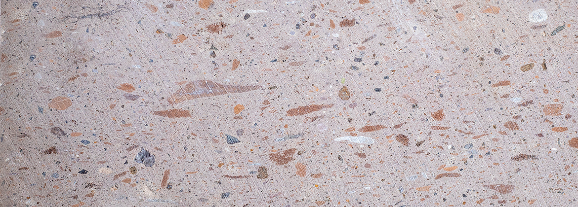 Brown quarry stone slab facade